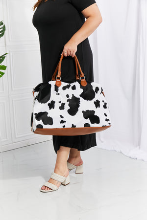 Animal Print Plush Weekender Bag-Teresa's Fashionista LLC