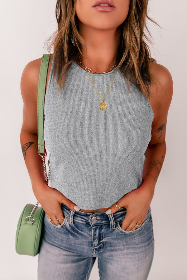 Round Neck Tank Top-Teresa's Fashionista LLC