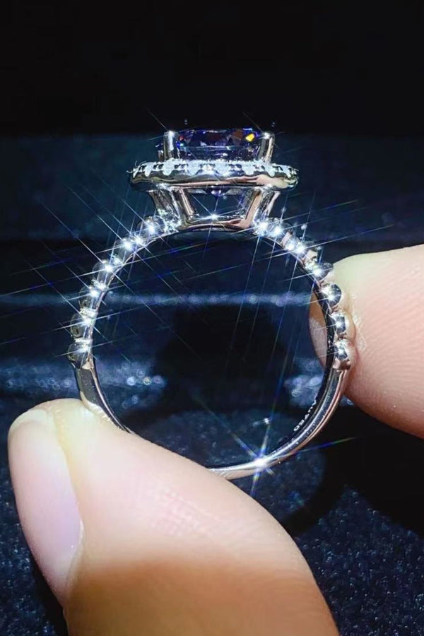 Let It Go 2 Carat Moissanite Ring-Teresa's Fashionista LLC