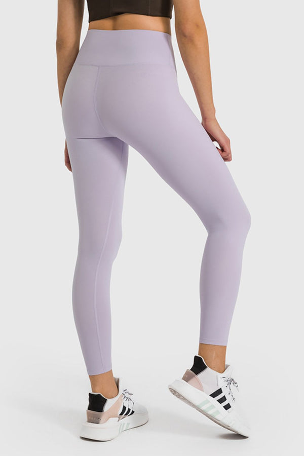 High Waist Ankle-Length Yoga Leggings-Teresa's Fashionista LLC