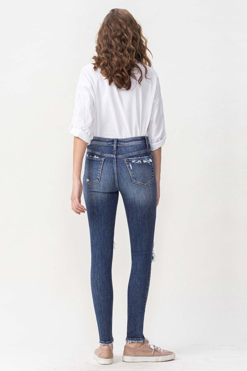 Lovervet Hayden Full Size High Rise Skinny-Teresa's Fashionista LLC