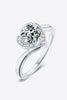 1 Carat Moissanite Heart Ring-Teresa's Fashionista LLC