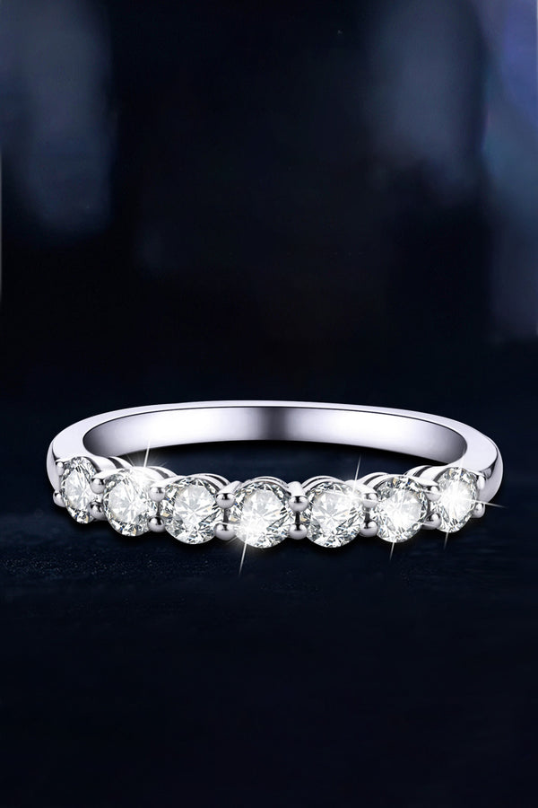 Can't Stop Your Shine Moissanite Platinum-Plated Ring-Teresa's Fashionista LLC