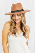 Fame Enjoy The Simple Things Fedora Hat-Teresa's Fashionista LLC