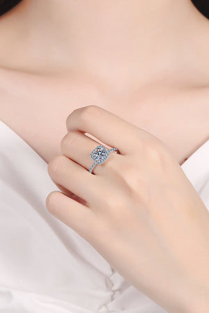 Square Moissanite Ring-Teresa's Fashionista LLC