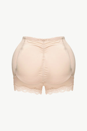 Full Size Lace Trim Shaping Shorts-Teresa's Fashionista LLC