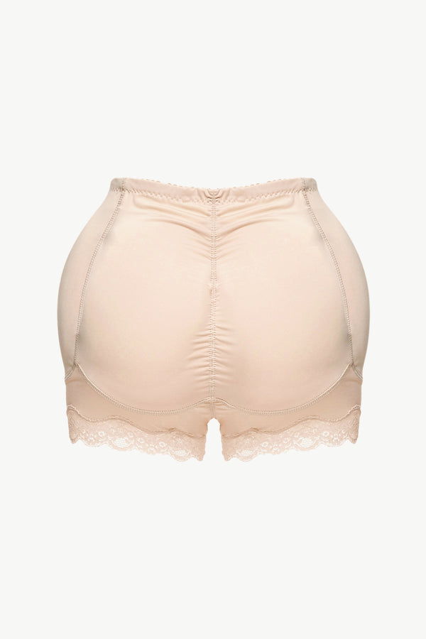 Full Size Lace Trim Shaping Shorts-Teresa's Fashionista LLC