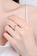 Heart-Shaped Moissanite Solitaire Ring-Teresa's Fashionista LLC