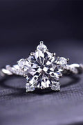 3 Carat Moissanite Twisted Ring-Teresa's Fashionista LLC
