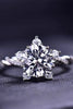 3 Carat Moissanite Twisted Ring-Teresa's Fashionista LLC