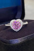 Lifelong Journey 1 Carat Moissanite Heart Ring-Teresa's Fashionista LLC