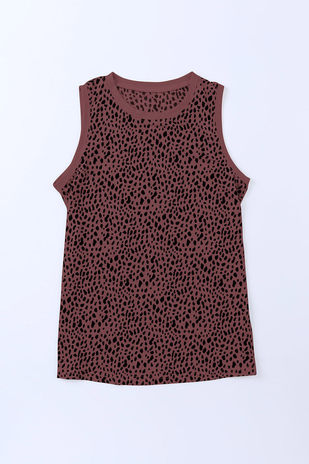 Printed Round Neck Tank-Teresa's Fashionista LLC