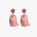 Ghost Shape Acrylic Dangle Earrings-Teresa's Fashionista LLC