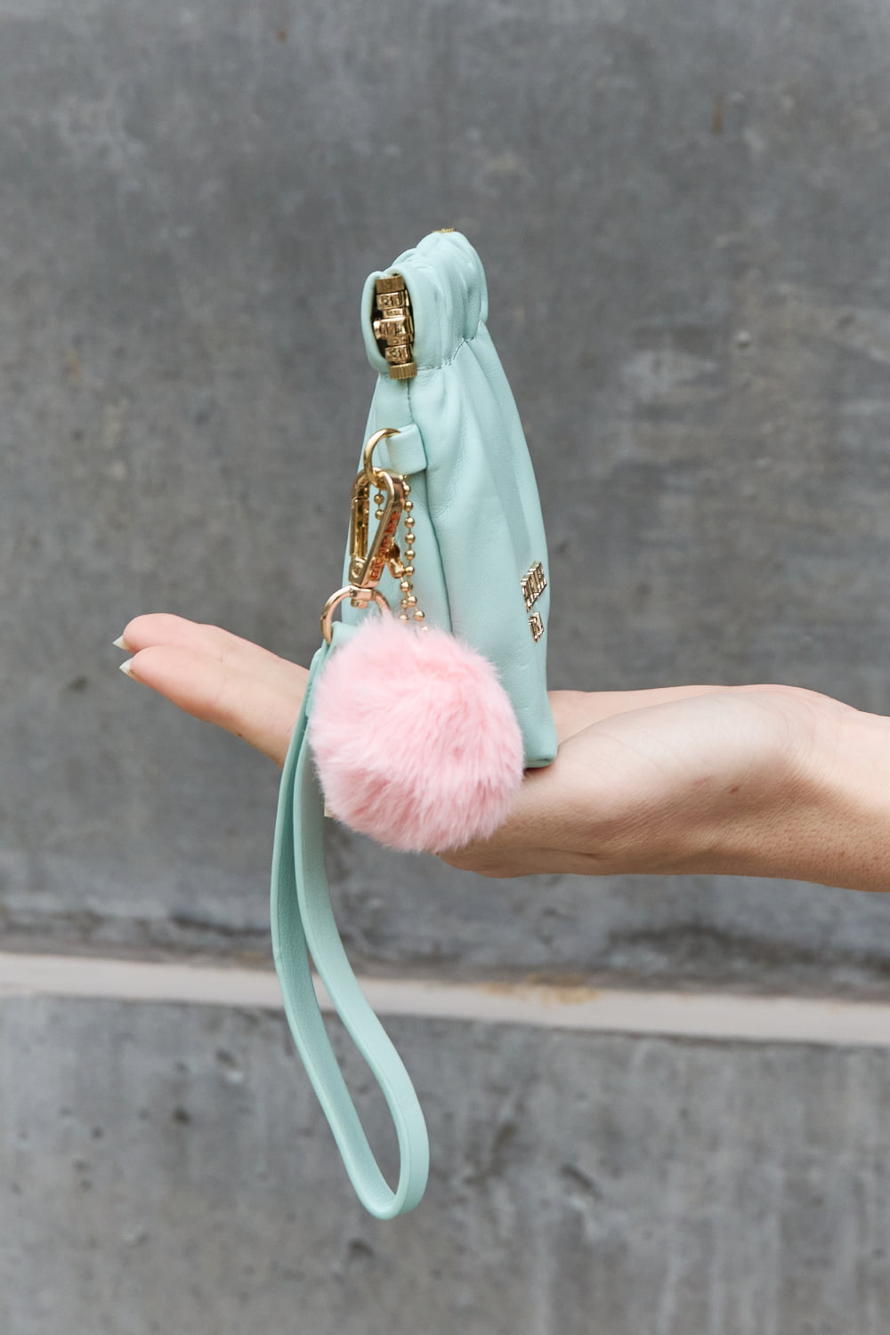 Nicole Lee USA Faux Leather Pouch-Teresa&#39;s Fashionista LLC