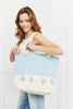 Justin Taylor Picnic Date Tassle Tote Bag-Teresa's Fashionista LLC
