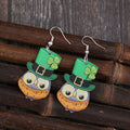 Owl Acrylic Dangle Earrings-Teresa's Fashionista LLC