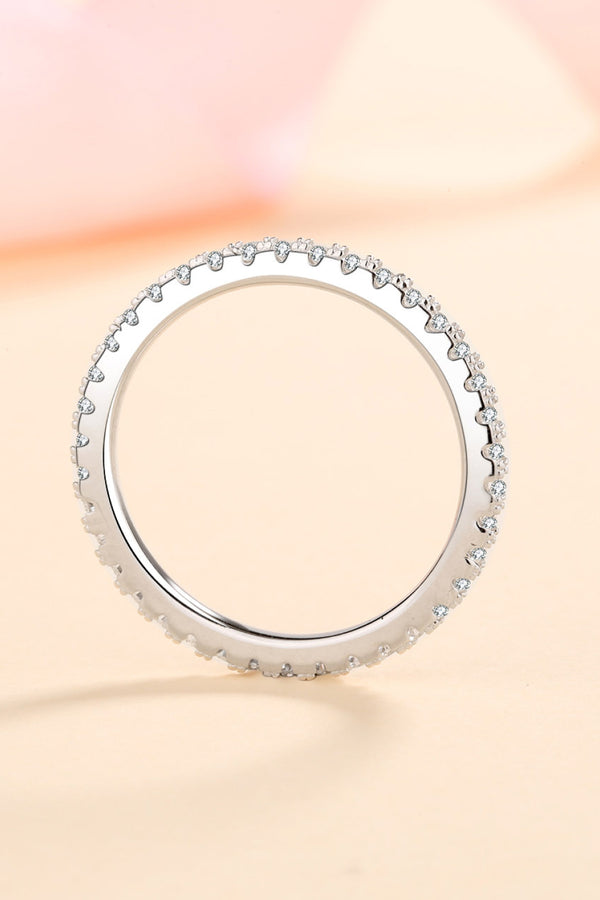 Curious Time 925 Sterling Silver Moissanite Ring-Teresa's Fashionista LLC