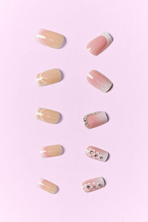 SO PINK BEAUTY Press On Nails 2 Packs-Teresa's Fashionista LLC