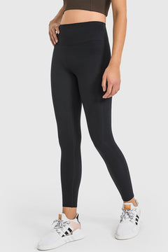 High Waist Ankle-Length Yoga Leggings-Teresa's Fashionista LLC