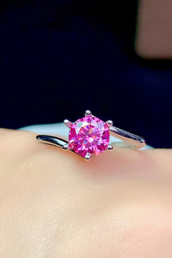 Can't Stop Your Shine 1 Carat Moissanite Ring-Teresa's Fashionista LLC