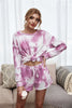 Tie-Dye Dropped Shoulder Top and Shorts Lounge Set-Teresa's Fashionista LLC