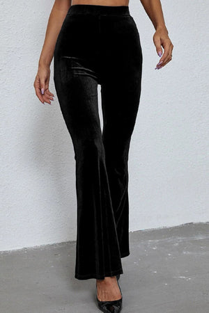 High Waist Flare Leg Pants-Teresa's Fashionista LLC