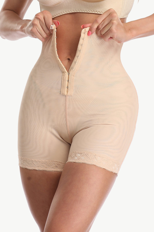 Full Size Hook-and-Eye Shaping Shorts-Teresa's Fashionista LLC