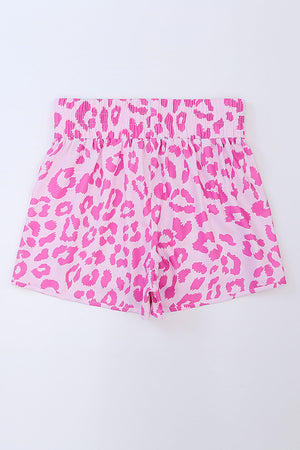 Leopard Elastic Waist Shorts-Teresa's Fashionista LLC