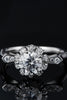 1 Carat Moissanite 925 Sterling Silver Ring-Teresa's Fashionista LLC