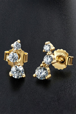 Your Way Moissanite Stud Earrings-Teresa's Fashionista LLC
