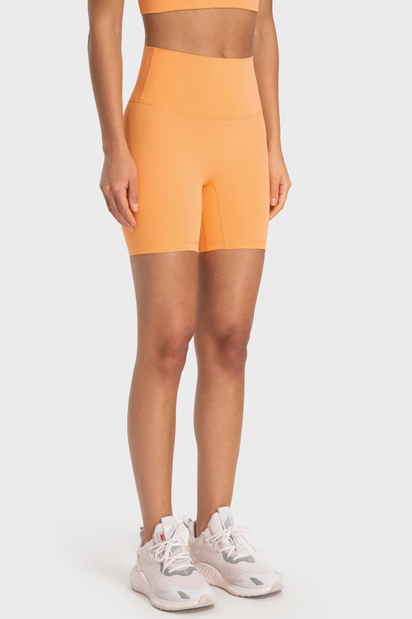 Staying Cozy Wide Waistband Biker Shorts-Teresa's Fashionista LLC