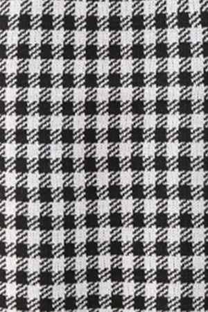 Plaid Round Neck Sleeveless Knit Top-Teresa's Fashionista LLC