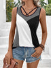 Color Block Tank Top-Teresa's Fashionista LLC