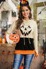Long Sleeve Jack-O'-Lantern Graphic Sweatshirt-Teresa's Fashionista LLC
