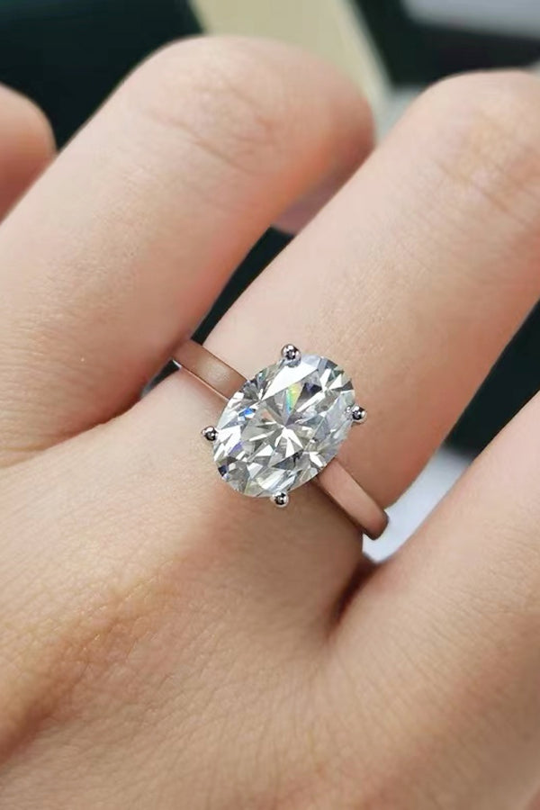 2.5 Carat Moissanite Solitaire Ring-Teresa's Fashionista LLC