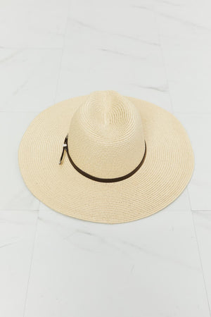 Fame Boho Summer Straw Fedora Hat-Teresa's Fashionista LLC