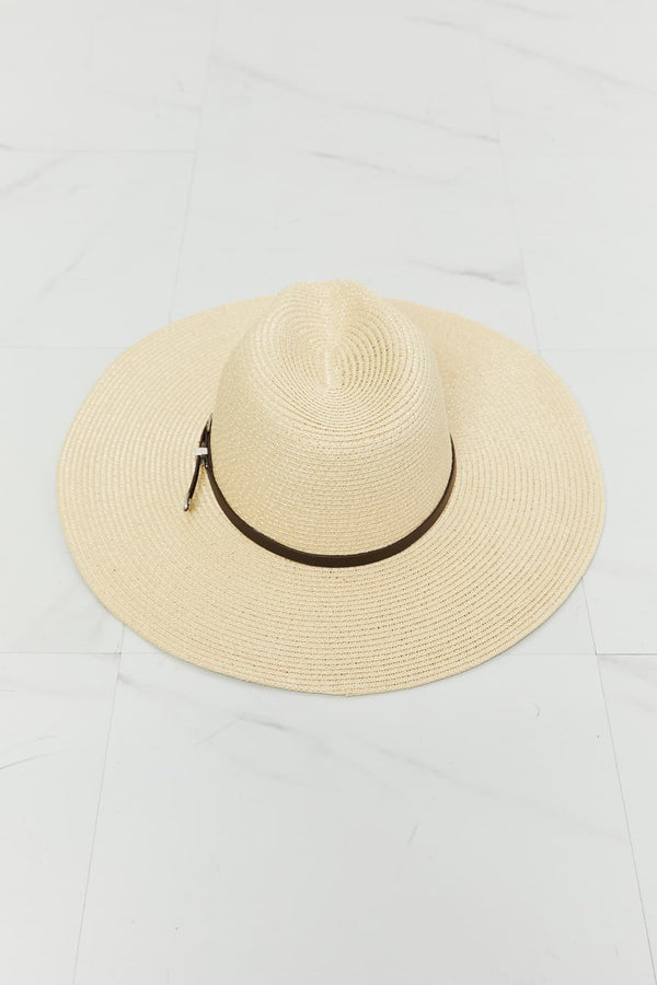 Fame Boho Summer Straw Fedora Hat-Teresa's Fashionista LLC