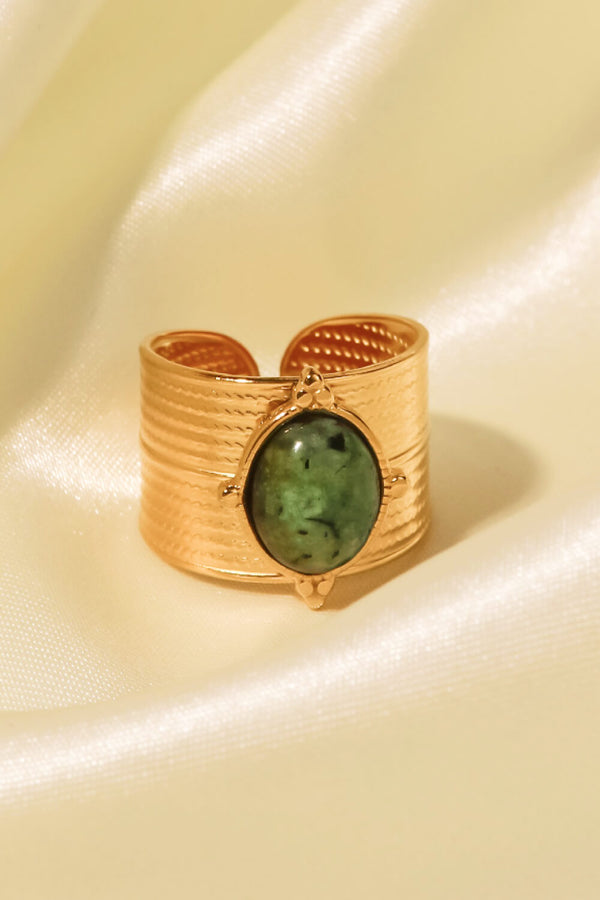 18K Gold-Plated Wide Open Ring-Teresa's Fashionista LLC