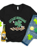 LET'S GET SHAMROCKED Round Neck T-Shirt-Teresa's Fashionista LLC