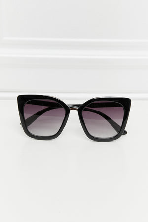 Cat Eye Full Rim Polycarbonate Sunglasses-Teresa's Fashionista LLC