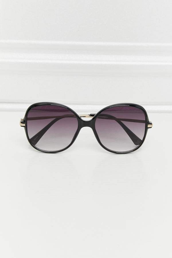 Metal-Plastic Hybrid Full Rim Sunglasses-Teresa's Fashionista LLC