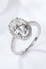 4.5 Carat Moissanite Halo Ring-Teresa's Fashionista LLC