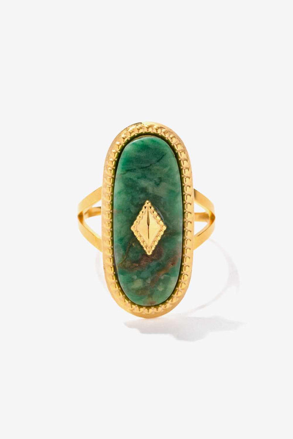 Natural Stone Copper Ring-Teresa's Fashionista LLC