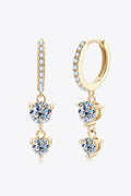 Be The One Moissanite Drop Earrings-Teresa's Fashionista LLC
