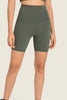 Seamless High-Rise Wide Waistband Biker Shorts-Teresa's Fashionista LLC