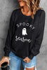 Round Neck Long Sleeve SPOOKY SEASON Graphic Sweatshirt-Teresa's Fashionista LLC