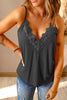 Full Size Lace Trim V-Neck Cami Top-Teresa's Fashionista LLC
