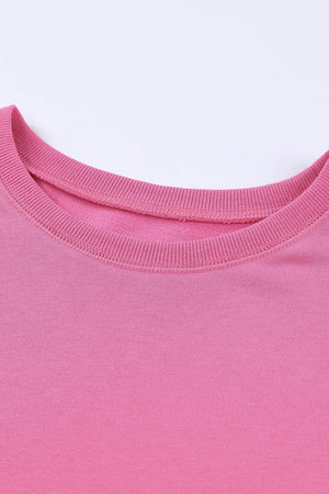 Side Slit Drop Shoulder Sweatshirt-Teresa's Fashionista LLC