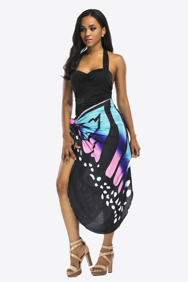 Butterfly Spaghetti Strap Cover Up-Teresa's Fashionista LLC