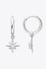 Moissanite Star Drop Earrings-Teresa's Fashionista LLC